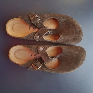 Birkenstock Slip-Ons - Chocolate Brown Suede